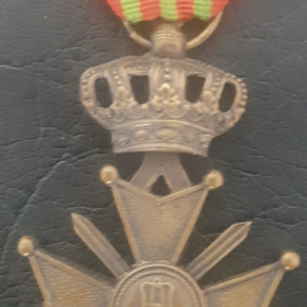 MEDAILLE BELGE CROIX DE GUERRE 1914-1918