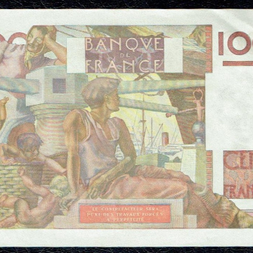 BILLET 100 FRANCS PAYSAN DATE DU 02/12/1948