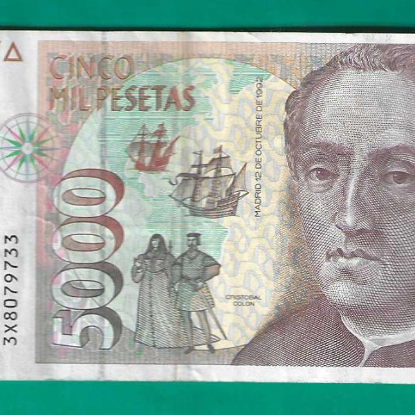 ESPAGNE BILLET DE 5000 PESETAS