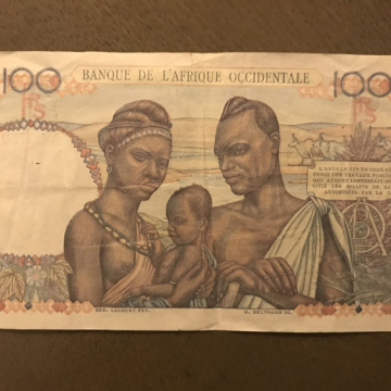Afrique Occidentale 100 Francs Type 1943 16-4-1948