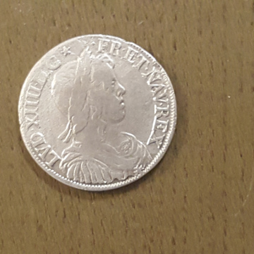 Numismatique Vente06.com Vente - Louis XIV Demi 1/2 écu à la mèche longue 1655 B