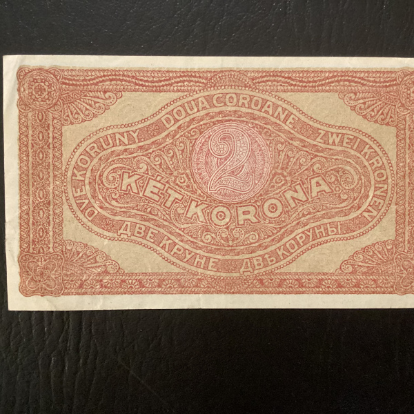 Billet 2 Korona HONGRIE 1920