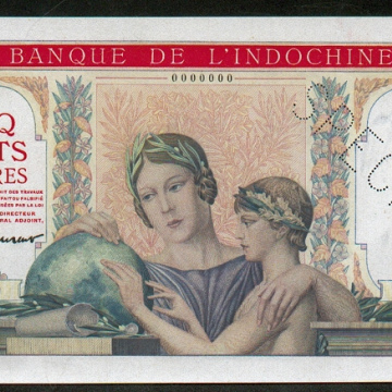 500 Piastres INDOCHINE FRANÇAISE VENDU PAR VENTE 06  Numismatique