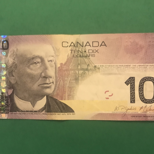 Billets, Canada, 10 Dollars, 2005,