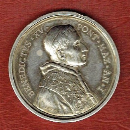 VATICAN, BENOÎT XV, MÉDAILLE ANNUELLE, 1914 (AN I)