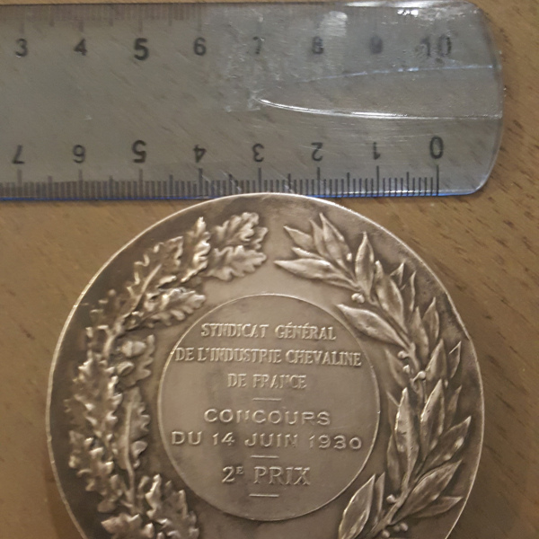 Médaille, Concours, Syndicat général de l’industrie chevaline