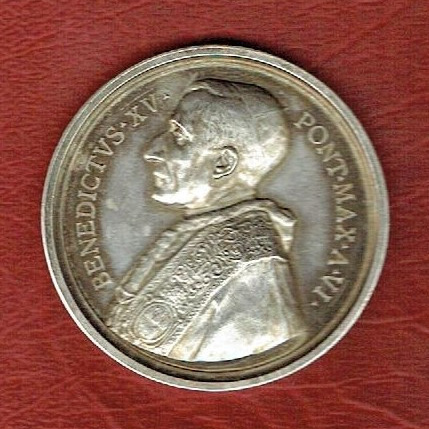 VATICAN - BENOîT XV Médaille, Canonisations 