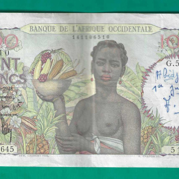 Billet 100 Francs Afrique Occidentale Française 27-12-1948