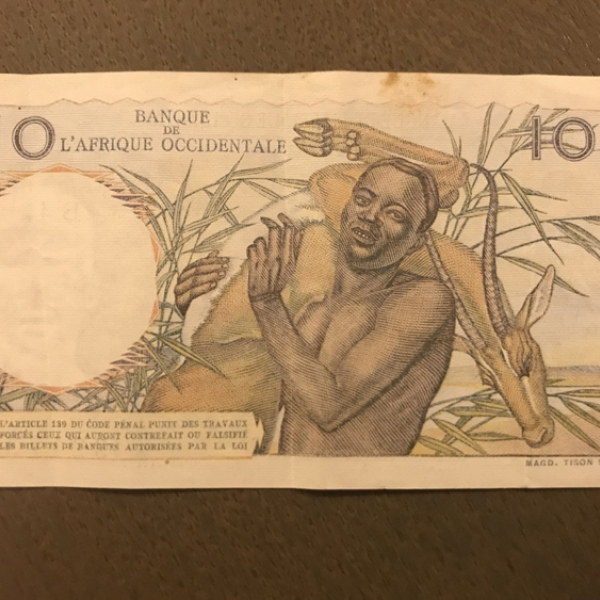 10 francs 18-01-46  Afrique Occidentale Française 