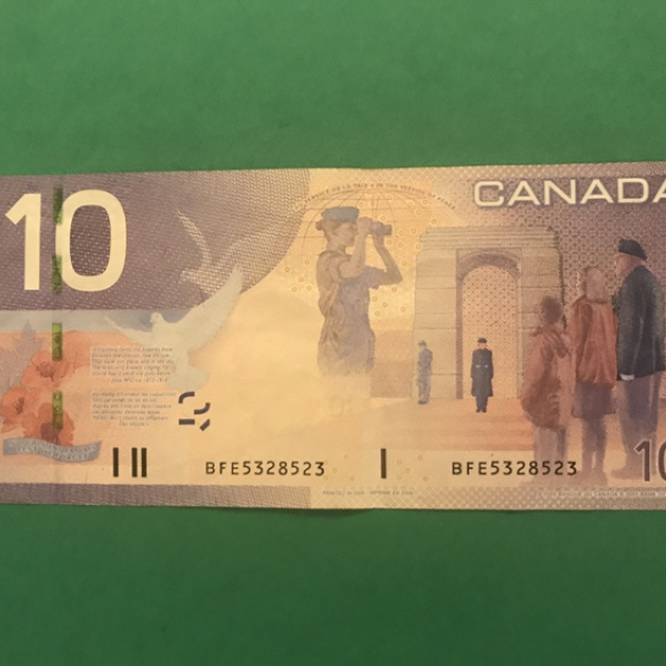 Billets, Canada, 10 Dollars, 2005,