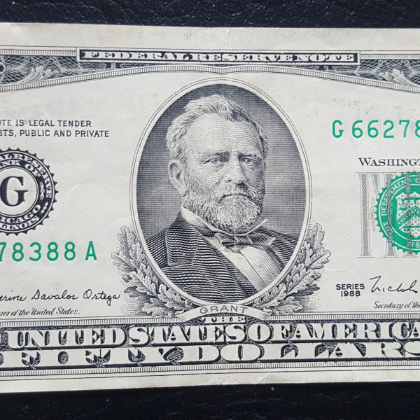 USA - 50 dollars 1988 serie G 