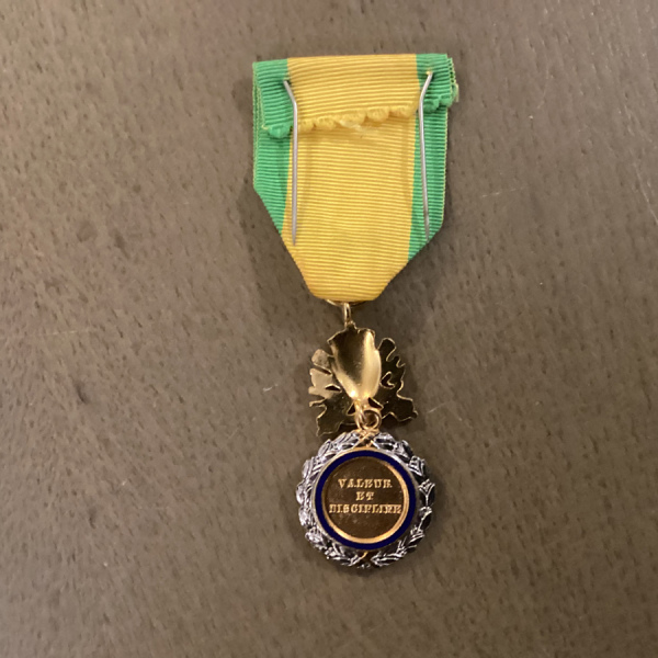 Medaille Valeur Et Discipline République Française